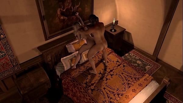 Blonde Slim Shemale Femboy gets fucked standing fucked