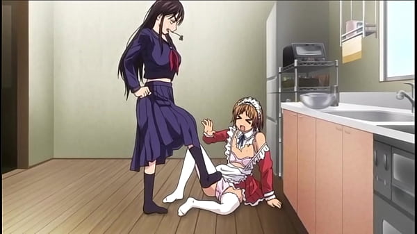 Futanari Babe Get Fucked With MILF In The Kitchen [ HENTAI ]