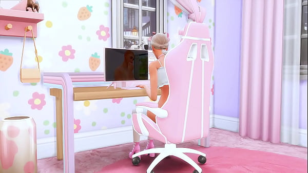 perverted stepdaughter checks deep throat in front of the camera for her stepfather sims me hentai animation