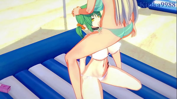 Hikage and Yomi intense futanari sex. – Senran Kagura Hentai