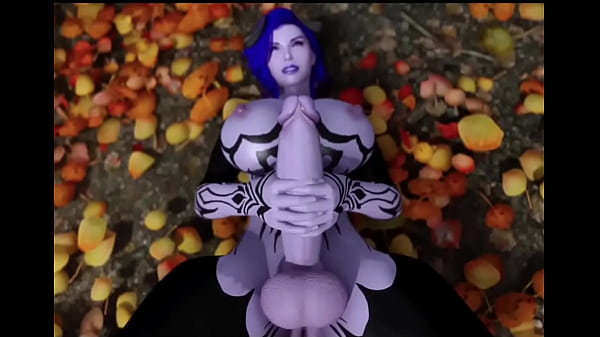 futanari 3d handjob with lots of cum